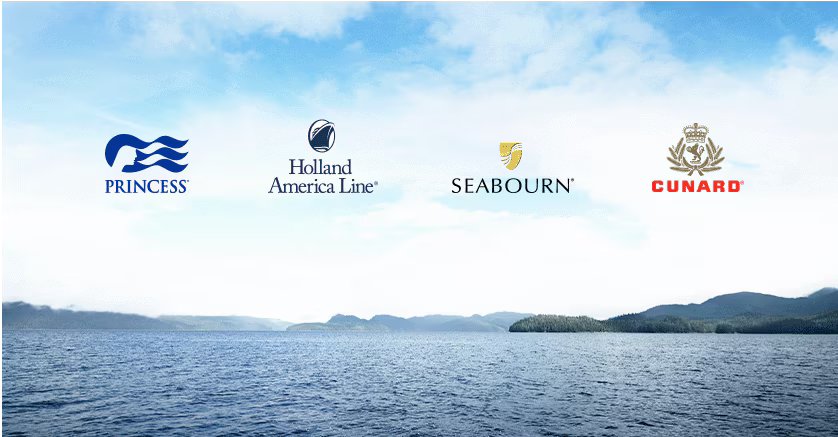 Princess Cruises, Holland America Line, Seabourn, and Cunard